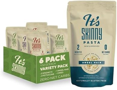 It’s Skinny Pasta Variety Pack - Pre-cooked Low Carb Pasta, Konjac Shirataki Noodles, Gluten Free Pasta, Vegan and Keto-Friendly (6-pack)