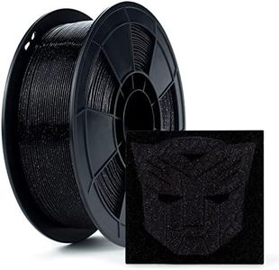 ZIRO Glitter PLA Filament 1.75mm, 3D Printer Filament Shiny Sparkle pla with Glitter, Twinkle Series 1.75 1kg/2.2lbs, Dimensional Accuracy +/- 0.05mm, Fit Most FDM 3D Printers, Twinkling Black