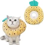 ANWA Adjustable Cat Cone Collar Soft, Cute Cat Recovery Collar, Cat Cones After Surgery for Kittens