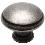 Cosmas 10 Pack 5422WN Weathered Nickel Cabinet Hardware Round Mushroom Knob