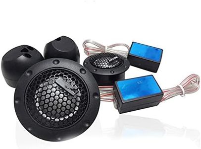 MoreChioce Kit de Audio Estéreo para Automóvil 180W Películas de Seda de los Altavoces universales 90db Mini Altavoces Tweeter de Coche Auto Altavoces Portátiles para Camiones, SUV, Vehículos
