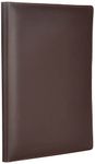 Amazon Brand - Solimo Folder, Document Holder for Home, Office, Work with Pen Holder, Dark Brown