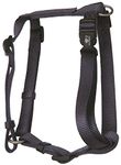 Hamilton Adjustable Comfort Dog Harness Fits Chest Size 20-Inch to 30-Inch with Brushed Hardware Ring, Medium, Graphite