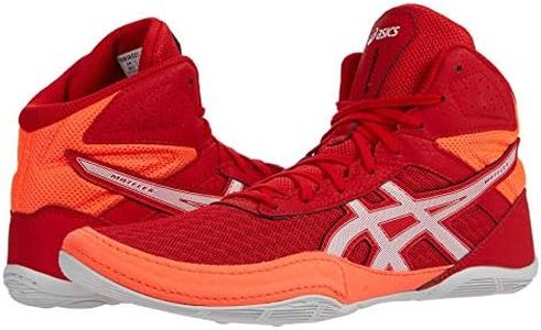 ASICS Men's Matflex 6 Wrestling Shoes, Classic Red/Flash Coral, 12