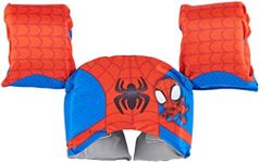 SwimWays Marvel Spidey Swim Trainer, US Coast Guard Approved Life Vest Kids Swim Vest, Arm Floaties & Life Jackets for Kids 33-55 lbs, Spidey