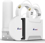 ChatInf Cell Phone Signal Booster with 2 High Gain Indoor Antennas 10000 sq ft
