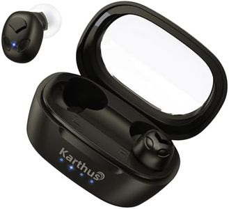 Karthus OTC Hearing Aids for Seniors & Adults, Rechargeable Hearing Aids with Noise Cancelling & Clear Sound, 16-Channel Digital DSP & 2 Environment Modes, 80+ Hour Battery Life, Black