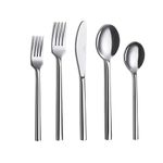 Annova Silverware 20 Set PCS Set Forged Premium Stainless Steel/Flatware - 4 x Dinner Forks, 4 x Salad Forks, 4 x Dinner Knives, 4 x Dinner Spoons, 4 x Dessert Spoons - Service for 4