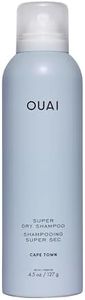 OUAI Super Dry Shampoo - Volumizing Dry Shampoo - Absorbs Oil, Dirt & Sweat - Blends Seamlessly into Hair with Zero Residue & Enriched with a Long-Lasting Scent - Cape Town (4.5 oz)