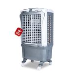 HAVAI Breeze 16 Inch Desert Air Cooler | 16" Fan Blade | 60L Tank Capacity | 500 Sq. Ft. Coverage | Auto Swing | 3-Side Honeycomb Pads | 165 W | White & Grey
