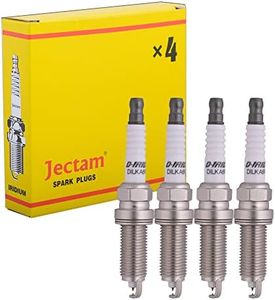 Jectam Iridium Spark Plug 4 PCS 22401-JD01B FXE20HR11 Compatible with 2007-2012 Altima 2007-2016 Cube Micra Nv200 Rogue Sentra Versa