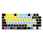 Shortcut Serato Keyboard Cover Skin for MacBook Air 13.6" 15.3" M2 A2681 A2941,2023 2022 2021 Pro 14 inch A2442 and Pro 16 inch A2485, Silicone Keyboard Protector (Serato-Scratch-Live)