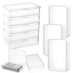 Vaktop 8pcs Playing Card Case, Clear Playing Card Box, Plastic Card Storage, Card Deck Box for Game Cards, Trading Cards, Sports Cards, Bank Cards, Business Cards