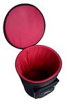 Malav Djembe (of 13 Inch) Case Bag of Hard Fiber Sheet Frame with 1 Pocket (Suitable for Flight Travel))