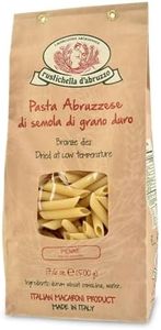Rustichella d'Abruzzo Penne Pasta - 500g Classic Durum Wheat Short Quill-Shaped Pasta - Perfect for Sauces and Baked Dishes - Cooks in 10-12 Minutes - Authentic Italian Pasta