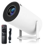 Portable Mini Projector, 4K 1080P Full HD Projector, Support Video Projector, WiFi 5G BT 5.0, Cinema Projector 180° Can Be Rotated, Android 11, Compatible with TV Stick/Windows/iOS/Android for Kids and Adults.