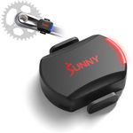 Sunny Health & Fitness Exercise Cycling 2-in-1 Cadence/RPM + Speed Sensor for Indoor or Outdoor Bikes - CB100