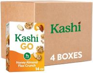 Kashi GO Breakfast Cereal, Family Breakfast, Fiber Cereal, Honey Almond Flax Crunch (4 Boxes)