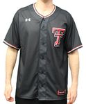 Under Armour Texas Tech Red Raiders NCAA Men's Baseball Jersey - Black