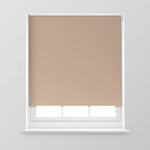 A.Unique Home Premium Trimmable Thermal Blackout Roller Window Blind in a Variety of Colours and Sizes Ideal for any Room - 2FT - Mocha - 60cm (W) x 170cm (L) | 23.6" (W) x 66.9" (L)