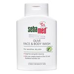 Sebamed Olive Face & Body Wash | Extra mild for sensitive, dry skin | pH5.5| Soap free, Gentle cleansing | Olive oil + Panthenol nourishes skin | SLS & parabens free l Dermatologically & clinically tested | 200 ml