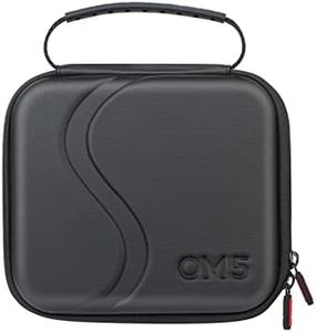 Andoer Portable Storage Bag Travel Hardshell Carrying Case with Top Carry Handle Shoulder Strap Replacement for OM 5 Gimbal Stabilizer