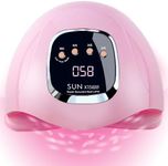 KFE Hardware UV Led Gel Nail Lamp UV Nail Dryer for Gel Polish (Pink 280W)