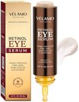 Retinol Eye Cream Anti Aging: Under Eye Cream for Dark Circles and Puffiness Bags - Retinol Eye Serum - Under Eye Serum with Caffeine and Hyaluronic Acid - Visibly Reduces Wrinkles Fine Lines(15ML)