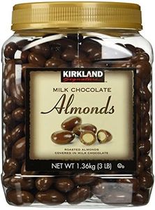 Kirkland Signature Milk Chocolate Roasted Almonds, 48 Ounce (Pack of 1)