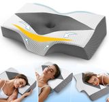 Hydomi Memory Foam Cervical Pillow for Neck and Shoulder Pain: Orthopedic Neck Support Pillows for Sleeping with Hollow Design Ear Pain Free- Ergonomic Bed Pillow for Side/Back&Stomach Sleeper