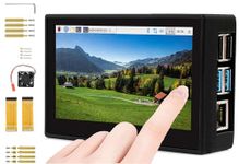 4.3inch DSI LCD Display with Case for Raspberry Pi 4B, 800x480 Capacitive Touchscreen MIPI DSI Interface IPS Wide Angle, Supports Raspbian/Ubuntu/Kali / WIN10 IoT/Retropie, Driver Free