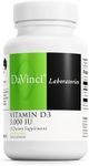 DaVinci Labs Vitamin D3 5000 IU - Dietary Supplement to Support Healthy Teeth and Bones, Cardiovascular Function, and Immune Health* - With 5000 IU per Serving - Gluten-Free - 120 Capsules