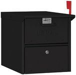 Salsbury Industries 4325BLK Roadside Mailbox, Black