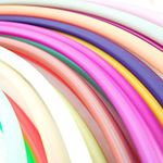 Colored Polypro Hula Hoop, So Many Colors To Choose From! (Purps, 36" x 3/4" OD (Beginner))