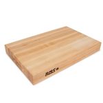 Boos Block Pro Chef Series - Extra Thick Chopping Board - Butchers Block Chopping Board - North American Hard Maple Wood Chopping Board - Extra Large Chopping Board - 18 x 12 x 2.25 Inches