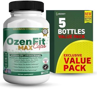 GREENVIFY OzenFit Caps Max Probiotic Supplement, 40 Billion CFU, MAKTREK Bi-Pass Technology, 60 Capsules, 30-Day Supply (5)