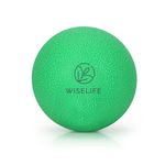 WiseLife Deep Tissue Massage Ball | High Density Massage Roller For Pain Relief, Physiotherapy For Back, Foot & Hand | Trigger Point Therapy Massage Ball For Recovery (Green)