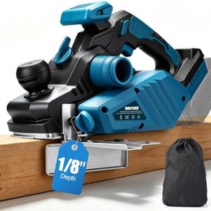 Cordless Electric Hand Planer Compatible with Makita 18V, 1/8'' Cut Depth