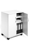 Durable Multifunktions-Wagen 74/53 Geschlossen Multi-Function Trolley, 528 x 748 x 400 mm (B x H x T), White