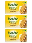 Breakfast Biscuits Bundle with Belvita Breakfast Yogurt Crunch Biscuits x3 (Pack of 3 - Total of 30 Biscuits)