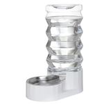 RIZZARI Automatic 9L Pet Waterer,100% BPA-Free, Gravity Stainless Steel Water Dispenser for Cats and Small and Medium-Sized Dogs