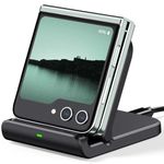 SwanScout Wireless Charger for Samsung Z Flip, SwanScout 501S, Foldable Fast Wireless Charging Stand for Galaxy Z Flip 6/5/4/3, Charging Station for Samsung Z Flip Series/Razr+(No Adapter)