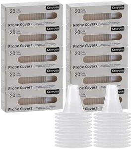 Kanyuen 200X Ear Thermometer Probe Covers, Disposable Lens Filters for Braun Thermoscan Themometer, BPA-Free, Refill Covers for Accurate Digital Temperature Readings
