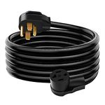 10 FT Dryer Extension Cord 4 Prong Canada, 10 Feet Nema 14-30 Extension Cable for Level 2 EV Charging, 30Amp 14-30P Male to 14-30R Female 125V/250V STW 10 Gauge