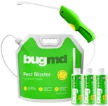 BugMD Blaster Kit - 3 Pack Pest Control Essential Oil Concentrates 3.7 oz and 1 Pest Blaster - Plant-Powered Bug Spray for Home, Insect Killer, Ant Killer for House, Flea Spray for Home, Roach Spray