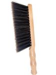 Beech Wood Hand Brush - Natural Solid Wooden Round Handle Brushes,5 Rows of Soft Bristles 11.8" Hand Broom for Cleaning Dusting Stair,Garden,Bed,Sofa,Furniture,Brick,Floor