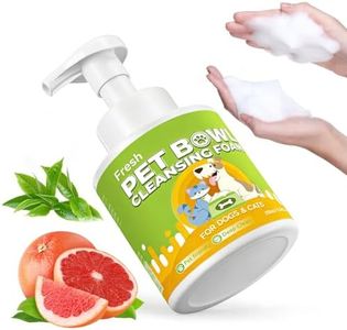 Xaninp Dog Bowls & Cat Bowls Cleaner, Pet Toy Cleaner Mousse, 320ML Natural Formula with Citric Acid, Cleans Dishes, Feeders & Accessories, Leaves No Residue, Safe for Pets