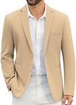 COOFANDY Mens Suit Coat Big and Tall Stylish Suit Jacket Modern Business Blazers Khaki