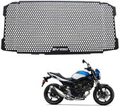 SV650/X 2016-2024 Motorcycle Radiator Grille Guard Protective Cover for Suzuki SV 650 SV650X SV650 ABS 2016 2017 2018 2019 2020 2021 2022 2023 2024-Black