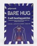 Popmask Bare Hug Self-Heating Patches, Heat Therapy for Pain Relief in Back, Neck & Shoulders, Lasts Up to 12 Hours, Heats in 30 Seconds, 3 Patches